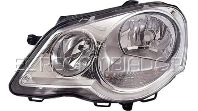 HEADLAMP Left side (driver) VW POLO (05-09) 3 Ptas. / 5 Ptas. - 11914201