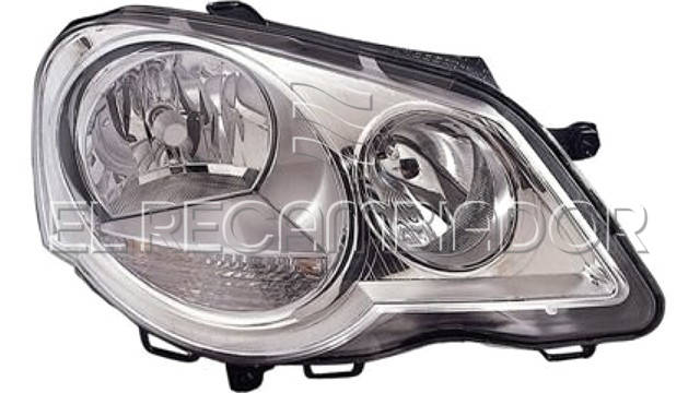 HEADLAMP Right side (passenger) VW POLO (05-09) 4 Ptas. Sedán - 11914202