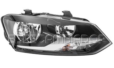 FARO PRINCIPAL Lado derecho (acompañante) VW POLO (09-13) 3 Ptas. / 5 Ptas. - 11914302