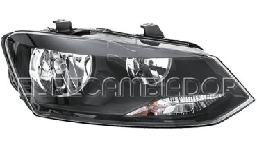 FARO PRINCIPAL Lado derecho (acompañante) VW POLO (09-13) 3 Ptas. / 5 Ptas. - 11914372