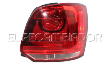 PILOTO TRASERO Lado derecho (acompañante) VW POLO (09-13) 3 Ptas. / 5 Ptas. - 16914332