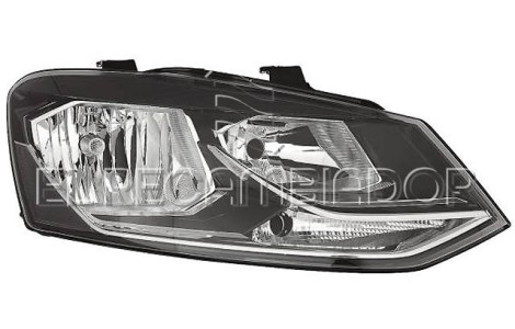 FARO PRINCIPAL Lado derecho (acompañante) VW POLO (14-17) 4 Ptas. Sedán - 11914402