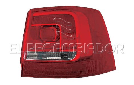 REAR LAMP Right side (passenger) VW SHARAN (10-22) - 16855222