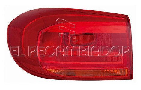 REAR LAMP Left side (driver) VW TIGUAN (11-16) - 16900283