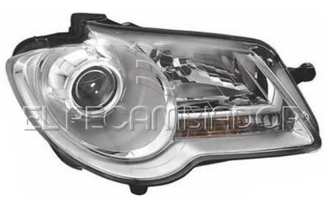 HEADLAMP Right side (passenger) VW TOURAN (06-10) - 11910202