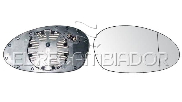 GLASS WITH SUPPORT Right side (passenger) BMW Serie 1 E81 (06-10) 3 Ptas. - 31045366
