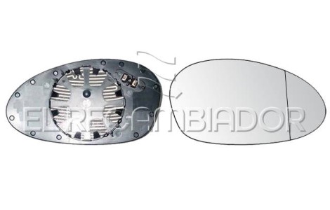GLASS WITH SUPPORT Right side (passenger) BMW Serie 1 E81 (06-10) 3 Ptas. - 31045366