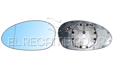 GLASS WITH SUPPORT Left side (driver) BMW Serie 1 E81 (06-10) 3 Ptas. - 31044653
