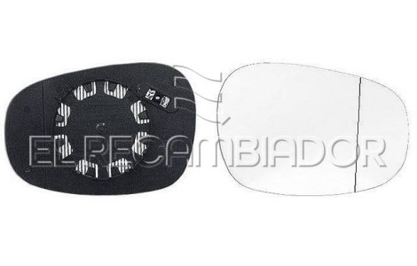 GLASS WITH SUPPORT Right side (passenger) BMW Serie 1 E81 (10-12) 3 Ptas. - 31045322