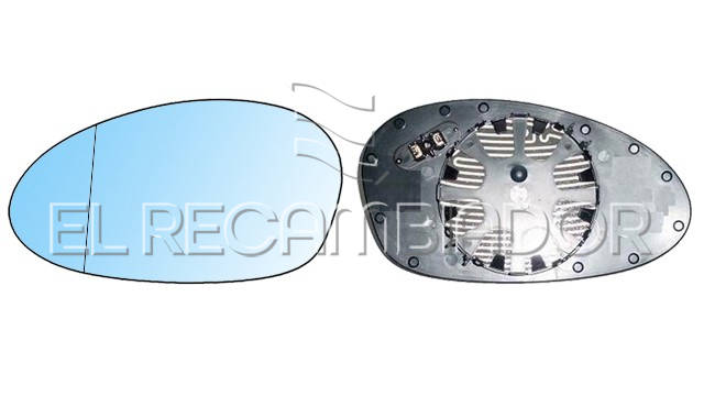GLASS WITH SUPPORT Left side (driver) BMW Serie 1 E82 (07-13) Coupé - 31044653