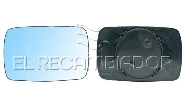 GLASS WITH SUPPORT Left side (driver) BMW Serie 3 E30 (83-94) - 31200411