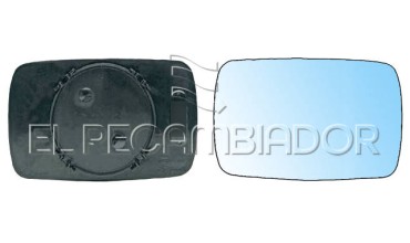 GLASS WITH SUPPORT Right side (passenger) BMW Serie 3 E30 (83-94) - 31200412