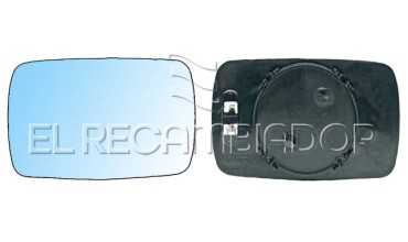 GLASS WITH SUPPORT Left side (driver) BMW Serie 3 E30 (83-94) - 31200421