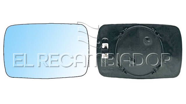 GLASS WITH SUPPORT Left side (driver) BMW Serie 3 E46 (99-05) Touring - Familiar - 31200421