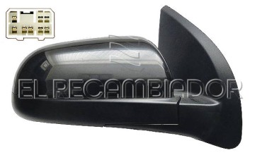ESPEJO COMPLETO Lado derecho (acompañante) CHEVROLET-DAEWOO AVEO (06-11) - 27403412