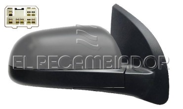 ESPEJO COMPLETO Lado derecho (acompañante) CHEVROLET-DAEWOO AVEO (06-11) - 27403402