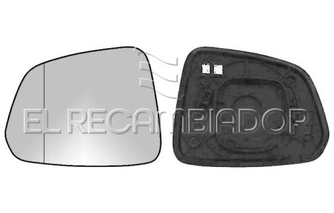 GLASS WITH SUPPORT Left side (driver) CHEVROLET-DAEWOO CAPTIVA (06-18) - 31535641