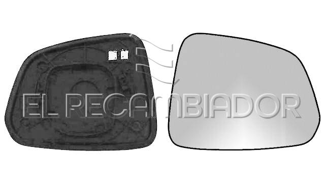 CRISTAL CON SOPORTE Lado derecho (acompañante) CHEVROLET-DAEWOO CAPTIVA (06-18) - 31535622