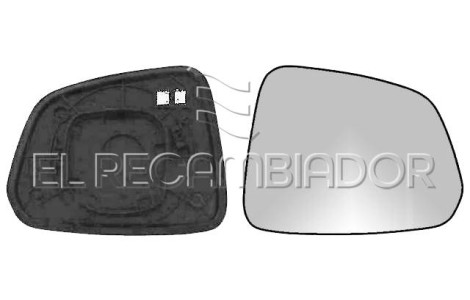 CRISTAL CON SOPORTE Lado derecho (acompañante) CHEVROLET-DAEWOO CAPTIVA (06-18) - 31535622