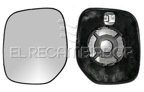 GLASS WITH SUPPORT Left side (driver) CITROEN BERLINGO (96-08) - 31223521