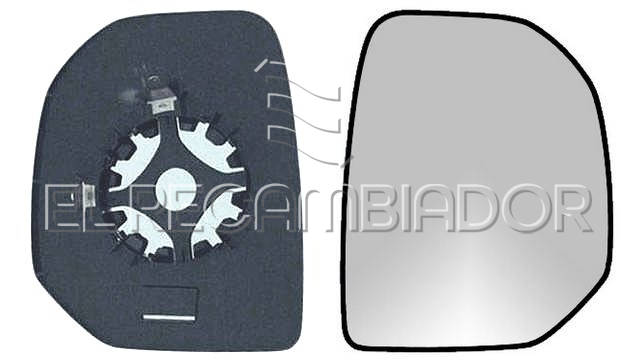 GLASS WITH SUPPORT Right side (passenger) CITROEN BERLINGO (08-12) - 31223712