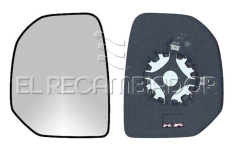 GLASS WITH SUPPORT Left side (driver) CITROEN BERLINGO (08-12) - 31223721