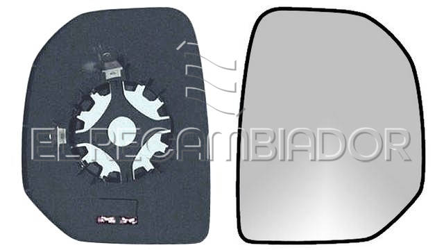 GLASS WITH SUPPORT Right side (passenger) CITROEN BERLINGO (08-12) - 31223722