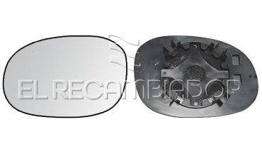 CRISTAL CON SOPORTE Lado izquierdo (conductor) CITROEN C3 (02-10) - 31227011
