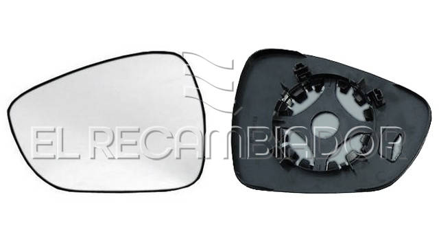 CRISTAL CON SOPORTE Lado izquierdo (conductor) CITROEN C3 (10-16) - 31059043