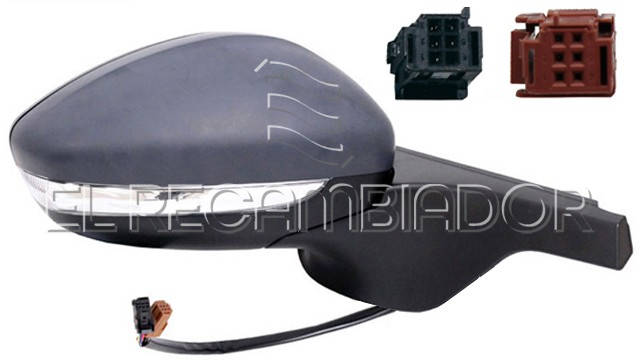 COMPLET MIRROR Right side (passenger) CITROEN C3 (16-18) - 27057102