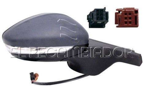 COMPLET MIRROR Right side (passenger) CITROEN C3 (16-18) - 27057102