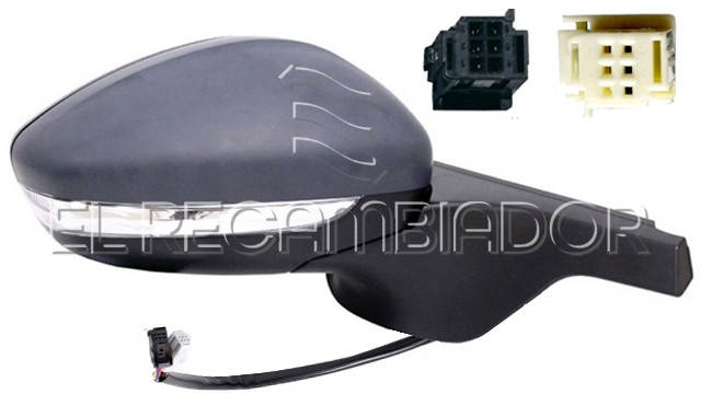 ESPEJO COMPLETO Lado derecho (acompañante) CITROEN C3 (16-18) - 27057112