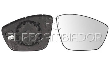 CRISTAL CON SOPORTE Lado derecho (acompañante) CITROEN C3 (18-) - 31053402