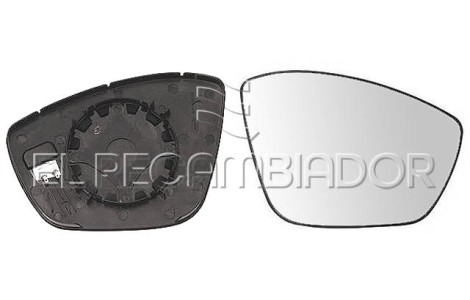 CRISTAL CON SOPORTE Lado derecho (acompañante) CITROEN C3 (18-) - 31053402
