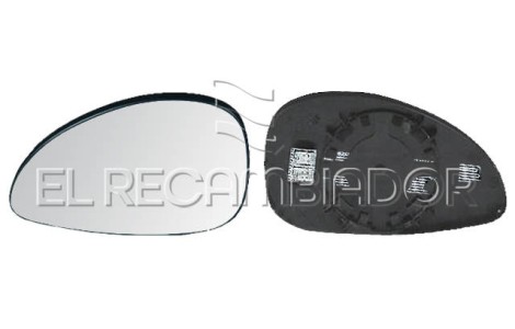 CRISTAL CON SOPORTE Lado izquierdo (conductor) CITROEN C4 (04-10) - 31228023
