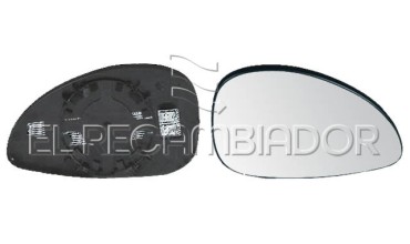 CRISTAL CON SOPORTE Lado derecho (acompañante) CITROEN C4 (04-10) - 31228024