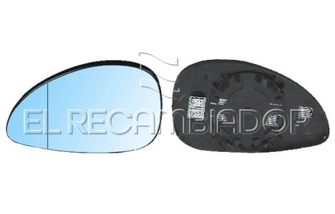 CRISTAL CON SOPORTE Lado izquierdo (conductor) CITROEN C4 (04-10) - 31228041