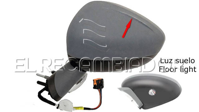 COMPLET MIRROR Left side (driver) CITROEN C4 (10-) - 27060911