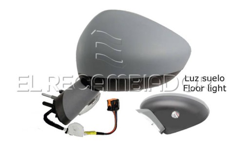 COMPLET MIRROR Left side (driver) CITROEN C4 (10-) - 27059047
