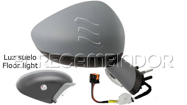 ESPEJO COMPLETO Lado derecho (acompañante) CITROEN C4 (10-) - 27059048