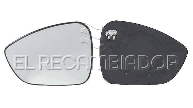 CRISTAL CON SOPORTE Lado izquierdo (conductor) CITROEN C4 (10-) - 31059085
