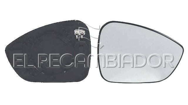 CRISTAL CON SOPORTE Lado derecho (acompañante) CITROEN C4 (10-) - 31059086