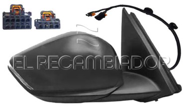 COMPLET MIRROR Right side (passenger) CITROEN C4 (21-) - 27069052