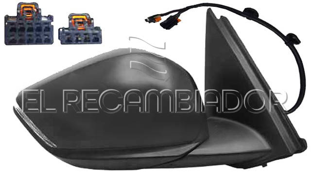 COMPLET MIRROR Right side (passenger) CITROEN C4 (21-) - 27069052