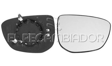 GLASS WITH SUPPORT Right side (passenger) CITROEN C4 CACTUS (14-18) - 31228028