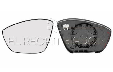 GLASS WITH SUPPORT Left side (driver) CITROEN C4 CACTUS (18-) - 31228001