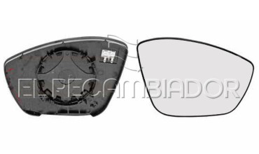 GLASS WITH SUPPORT Right side (passenger) CITROEN C4 CACTUS (18-) - 31228002