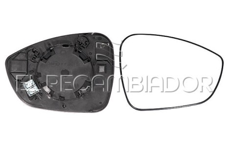 GLASS WITH SUPPORT Right side (passenger) CITROEN C4 PICASSO (13-) - 31227702