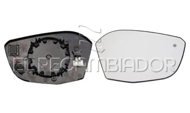 GLASS WITH SUPPORT Right side (passenger) CITROEN C4 X (22-) - 31069002