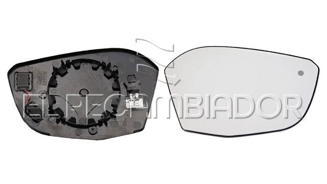 GLASS WITH SUPPORT Right side (passenger) CITROEN C4 X (22-) - 31069002